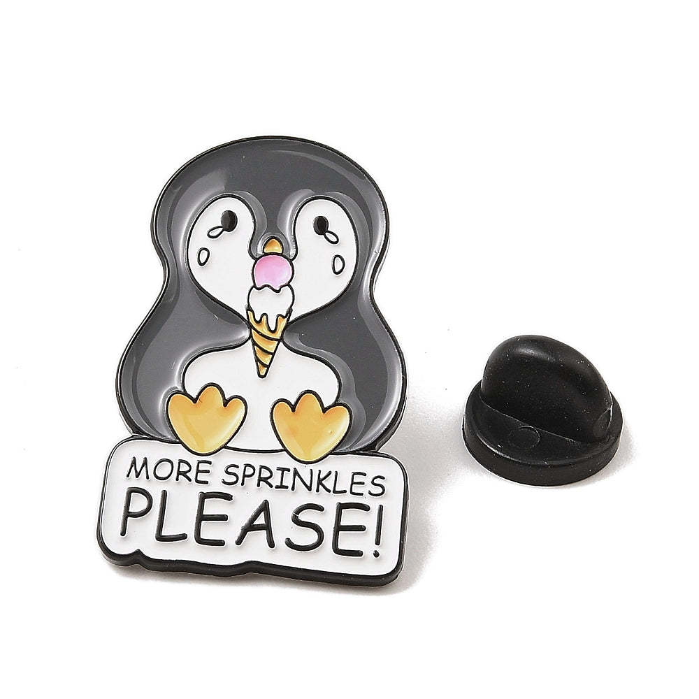 'More sprinkles please' enamel pin