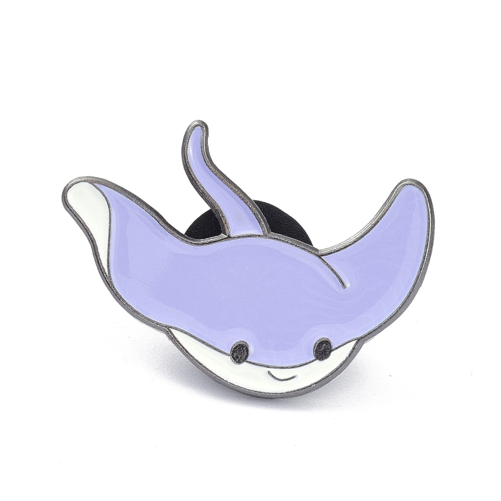 Stingray enamel pin