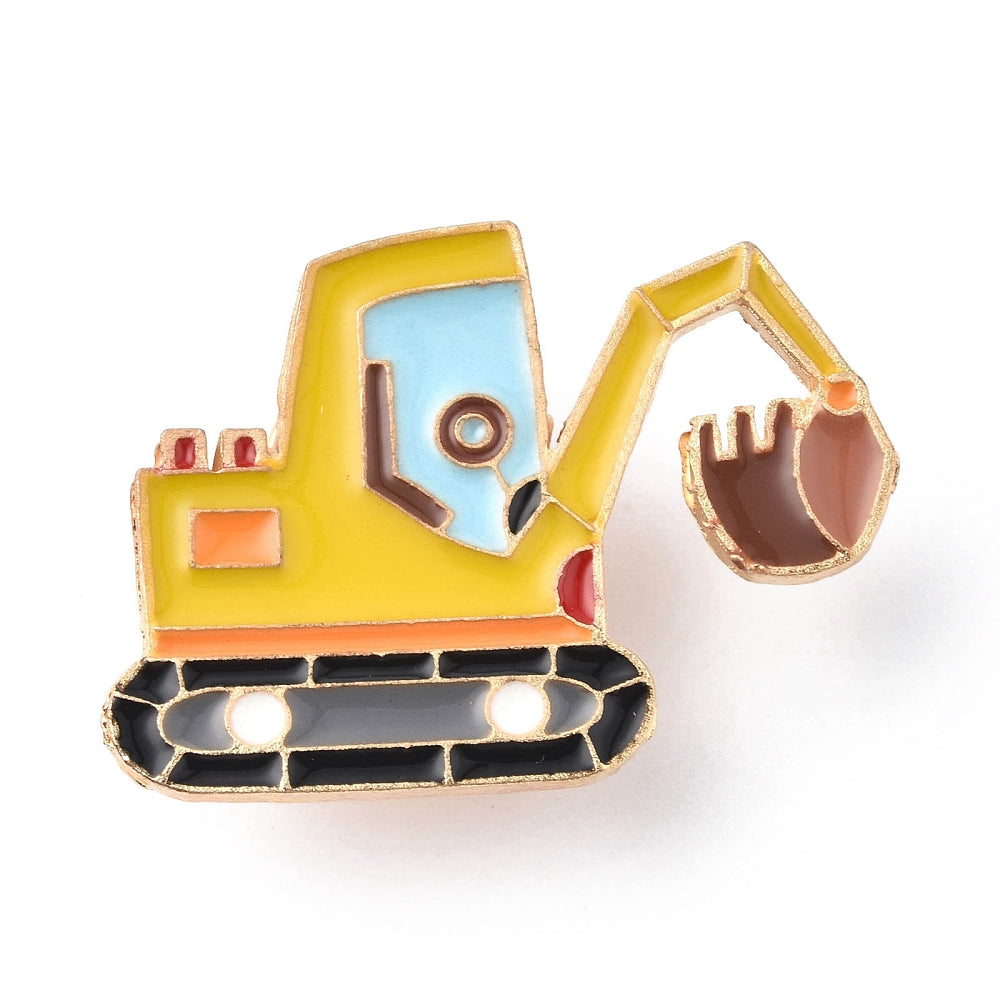 Digger enamel pin