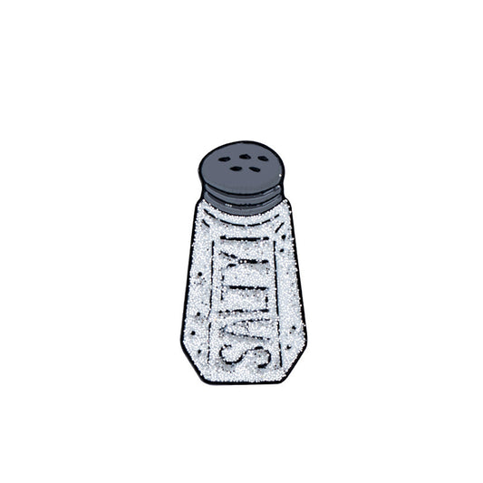 Salty enamel pin