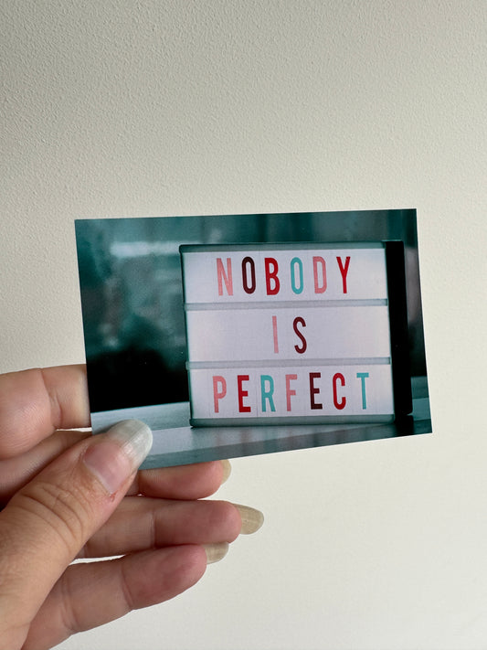 Nobody is perfect MAGNET