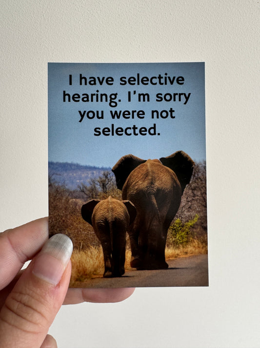 Selective hearing MAGNET