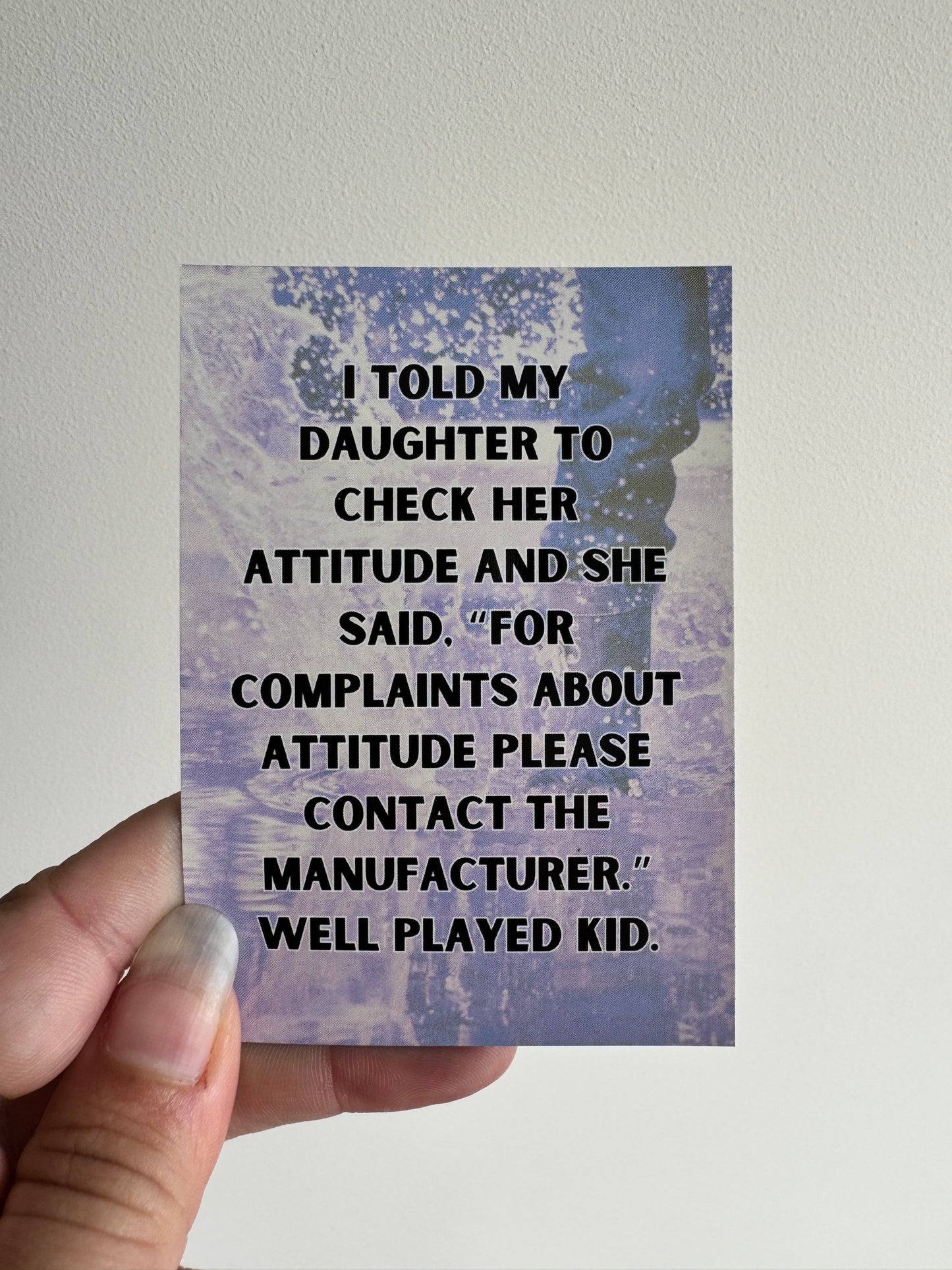 Complaints about attitude MAGNET