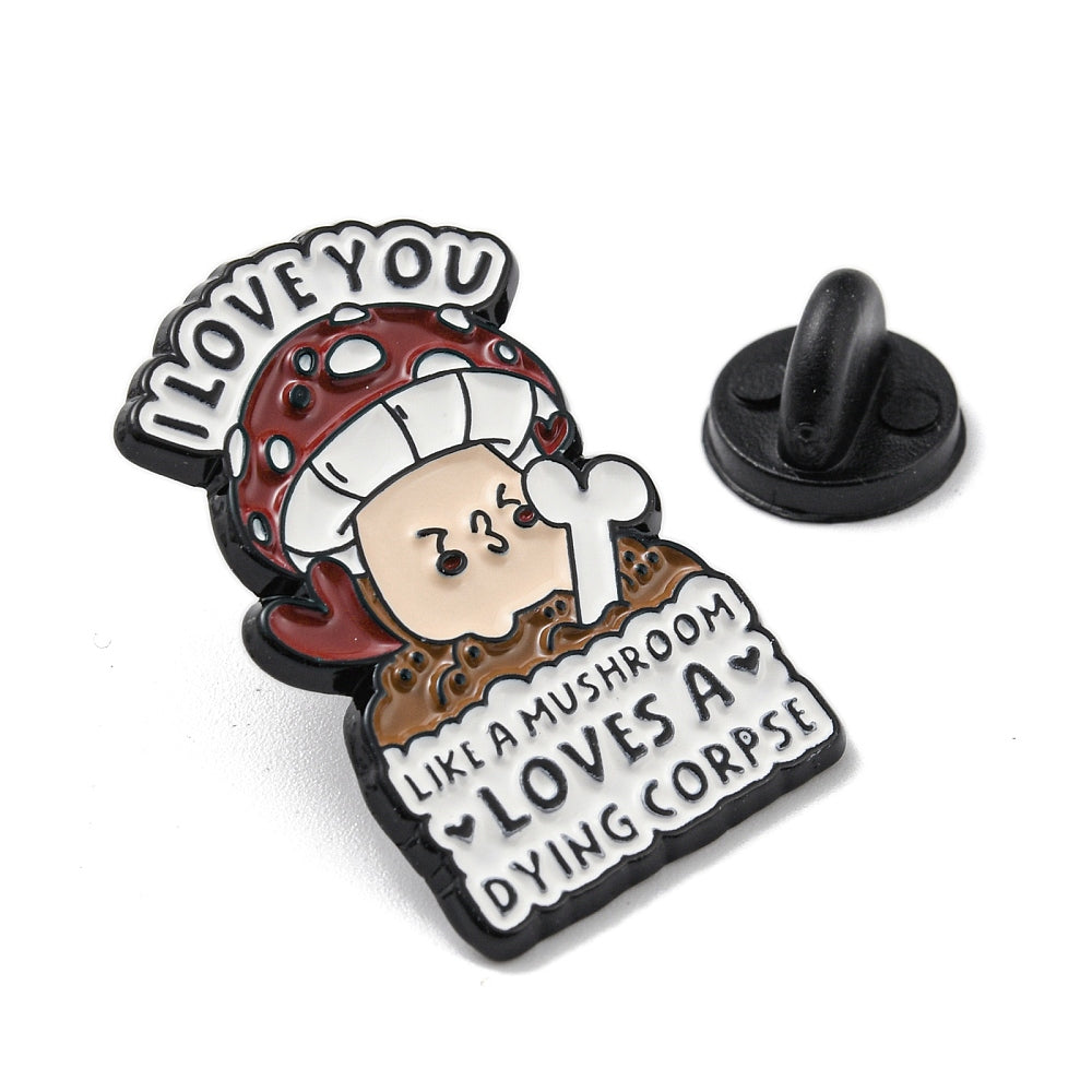 'I love you' enamel pin