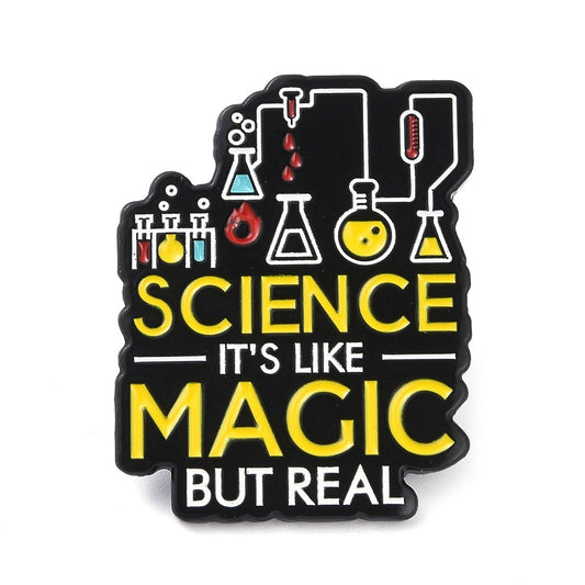 'Like magic but real' enamel pin