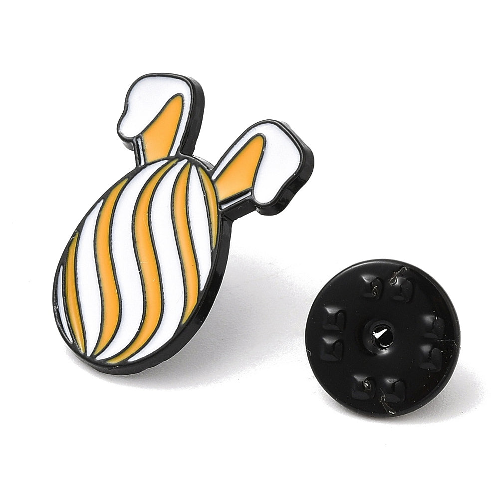 Easter egg bunny rabbit ears enamel pin