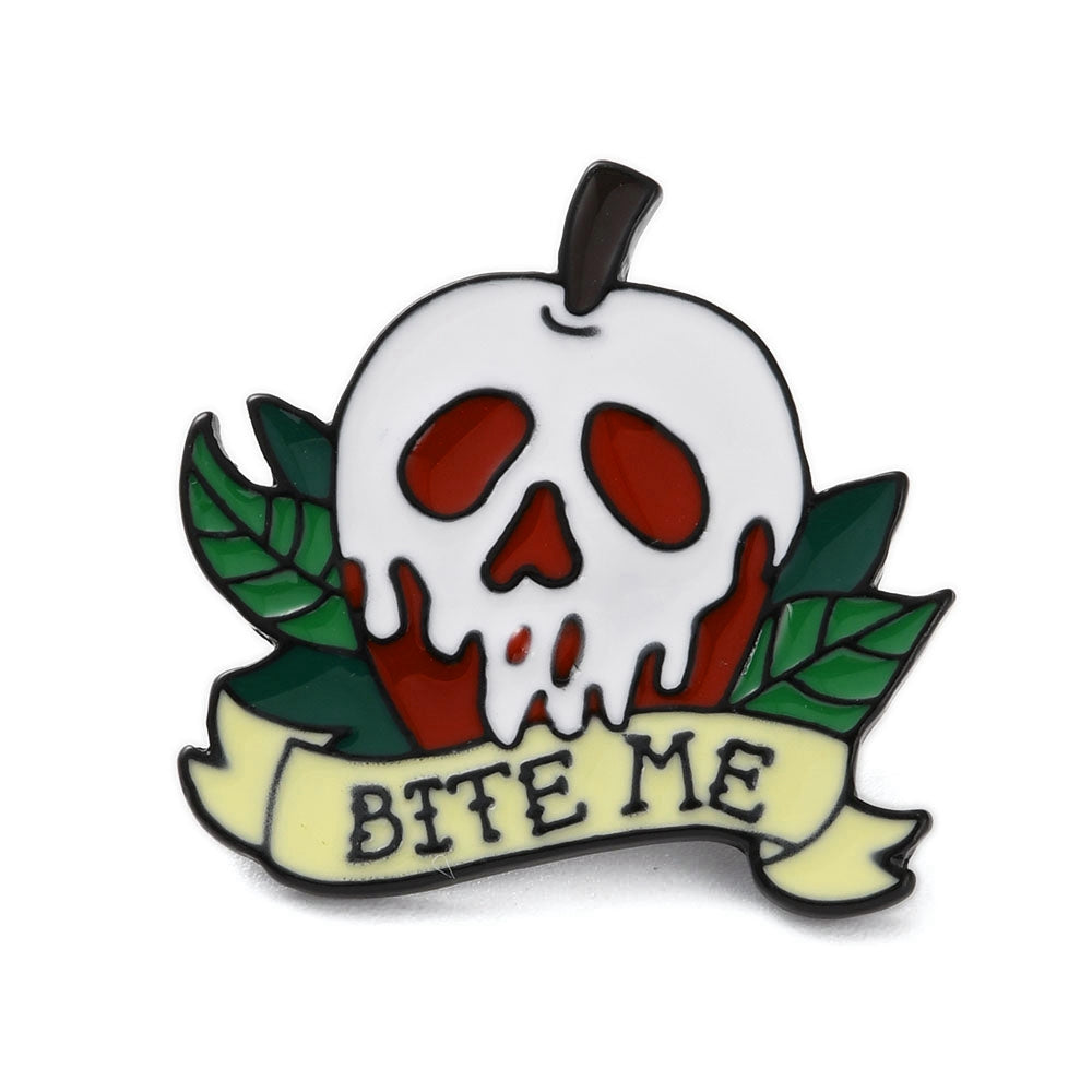 'Bite me' enamel pin