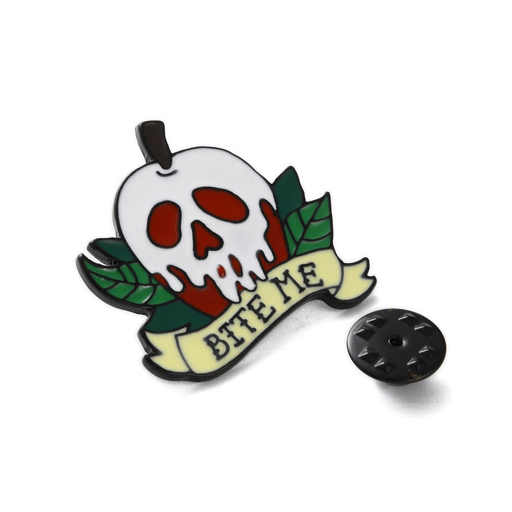 'Bite me' enamel pin