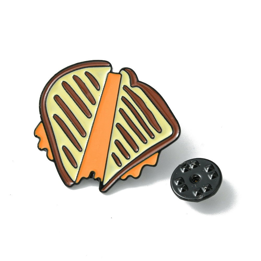 Grilled cheese sandwich enamel pin