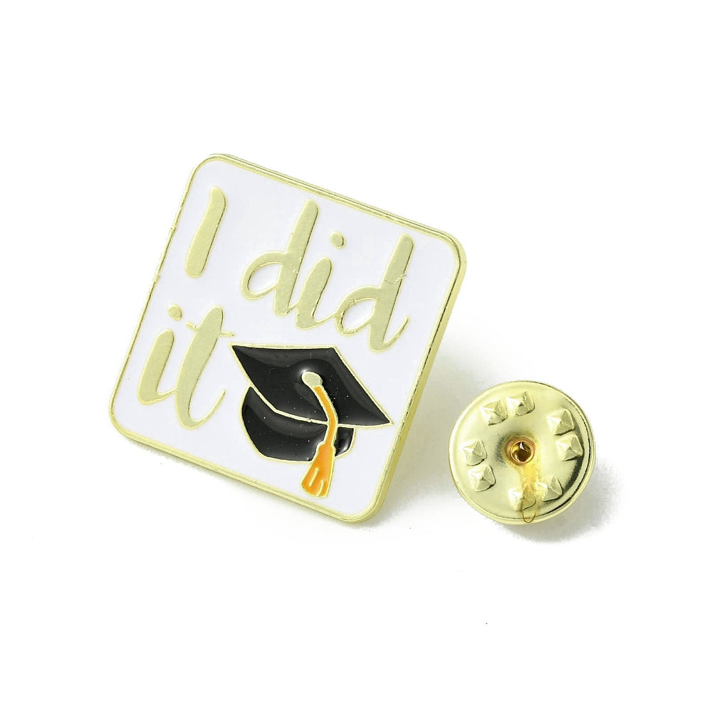 'I did it' enamel pin