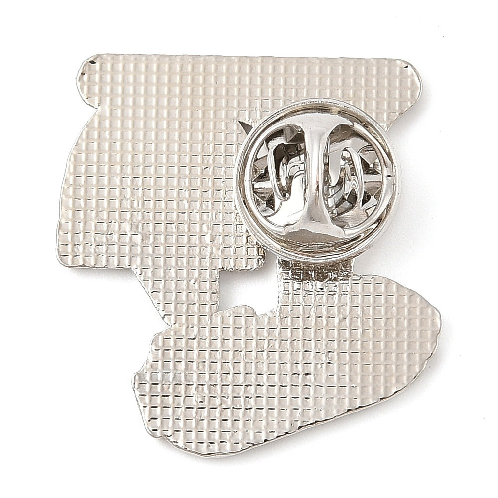 Baking mixer enamel pin