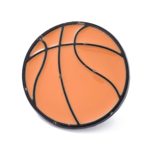 Basketball enamel pin