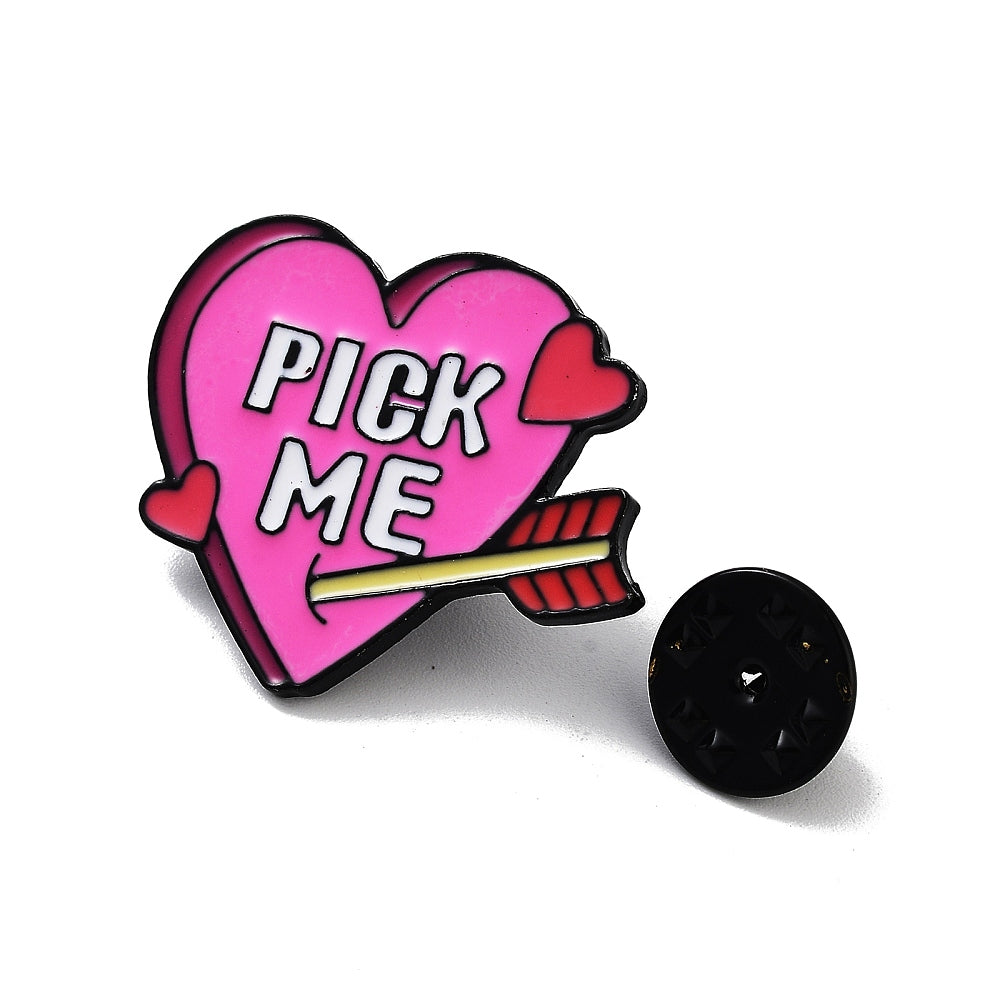 'Pick me' enamel pin