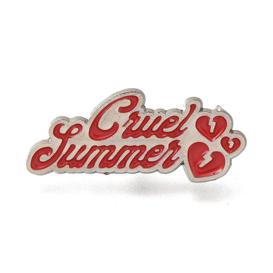 'cruel summer' enamel pin