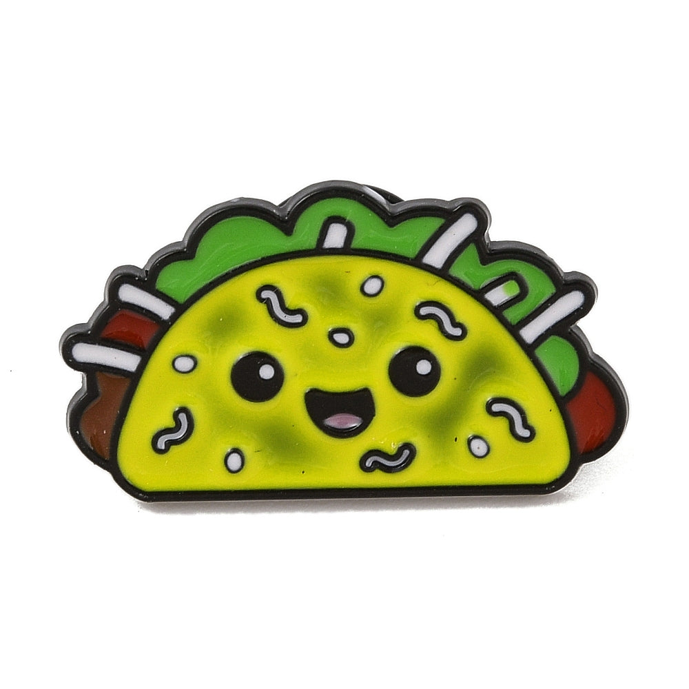 Taco enamel pin