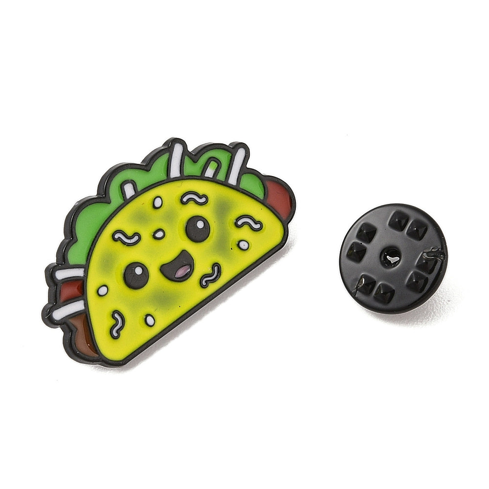 Taco enamel pin