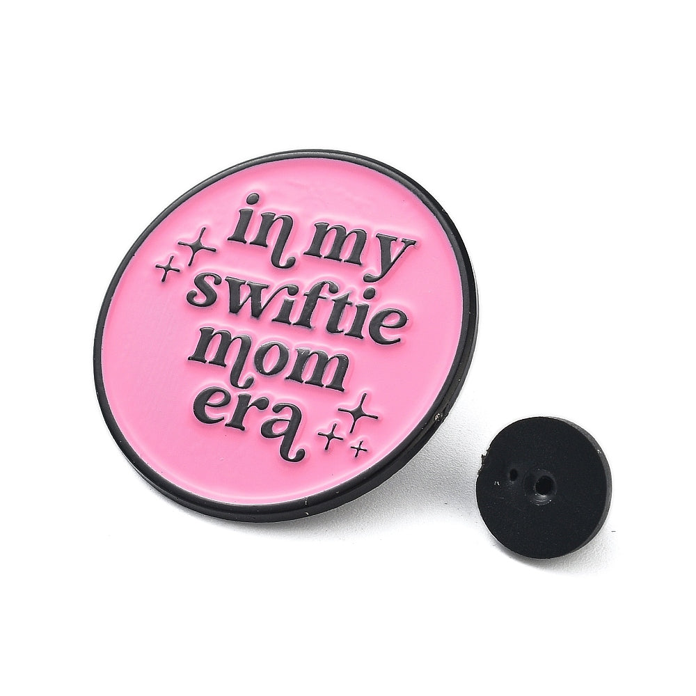 'I'm in my swiftie mom era' enamel pin