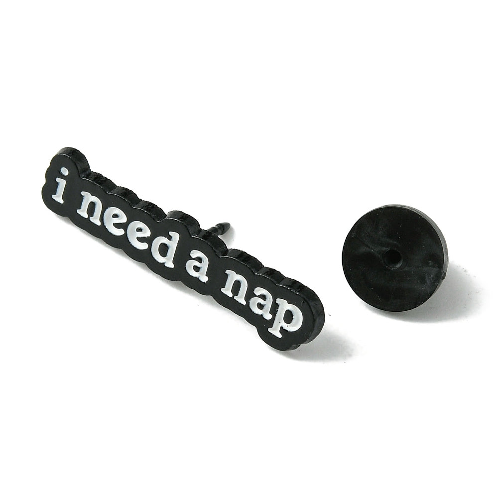 'i need a nap' enamel pin