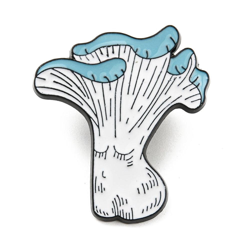 Mushroom elf body enamel pin