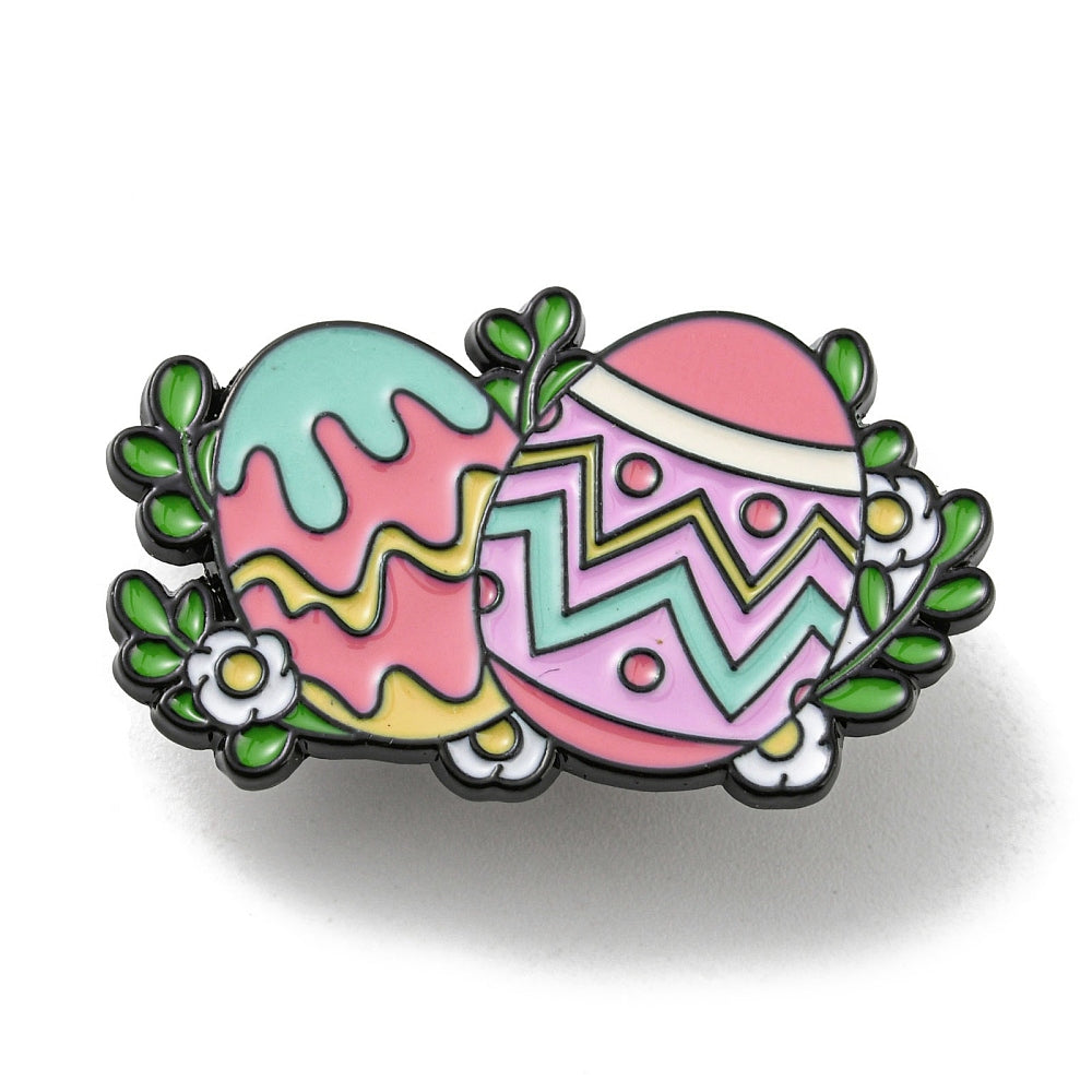 Easter eggs enamel pin