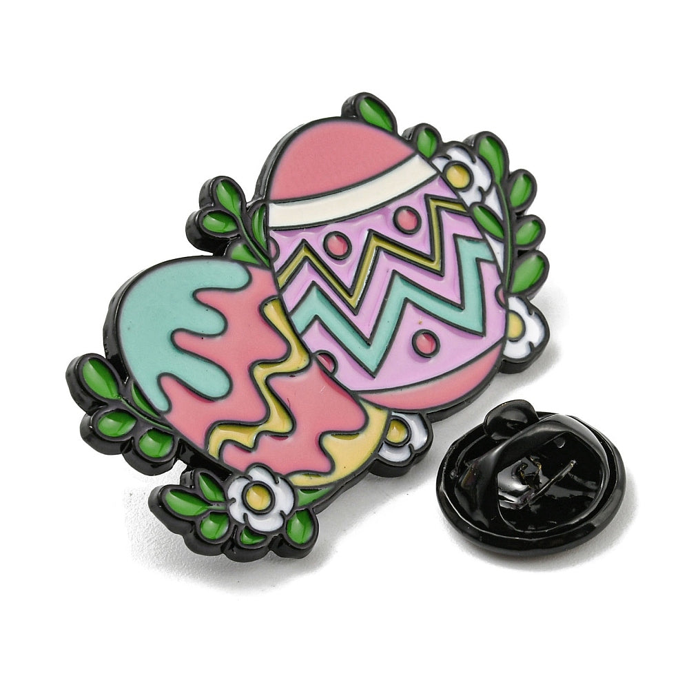 Easter eggs enamel pin