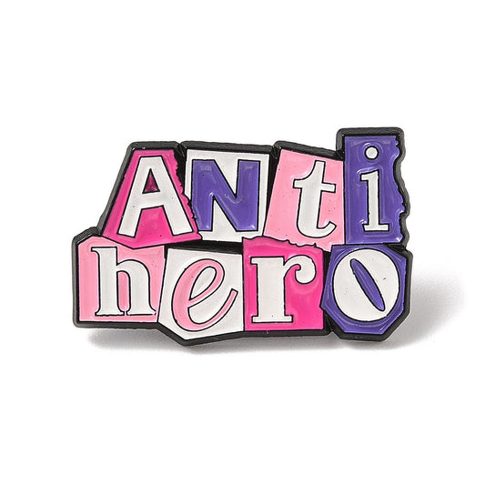 'anti hero' enamel pin