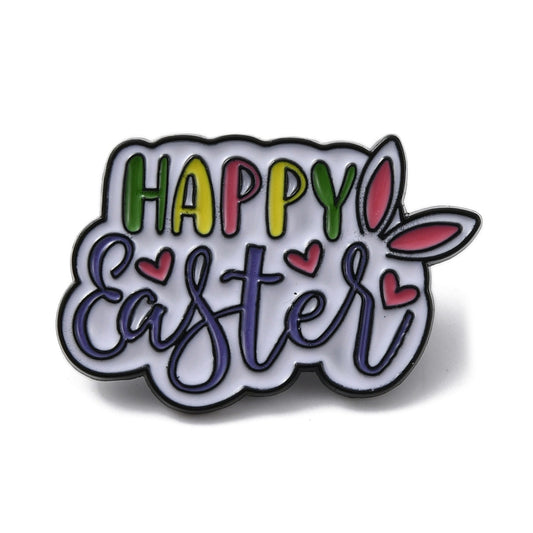 'Happy Easter' enamel pin