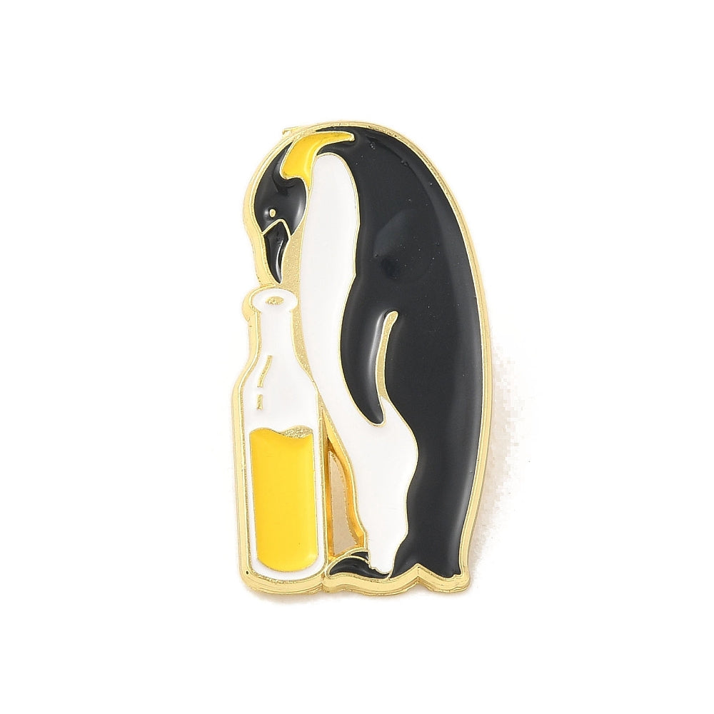 Emperor penguin enamel pin