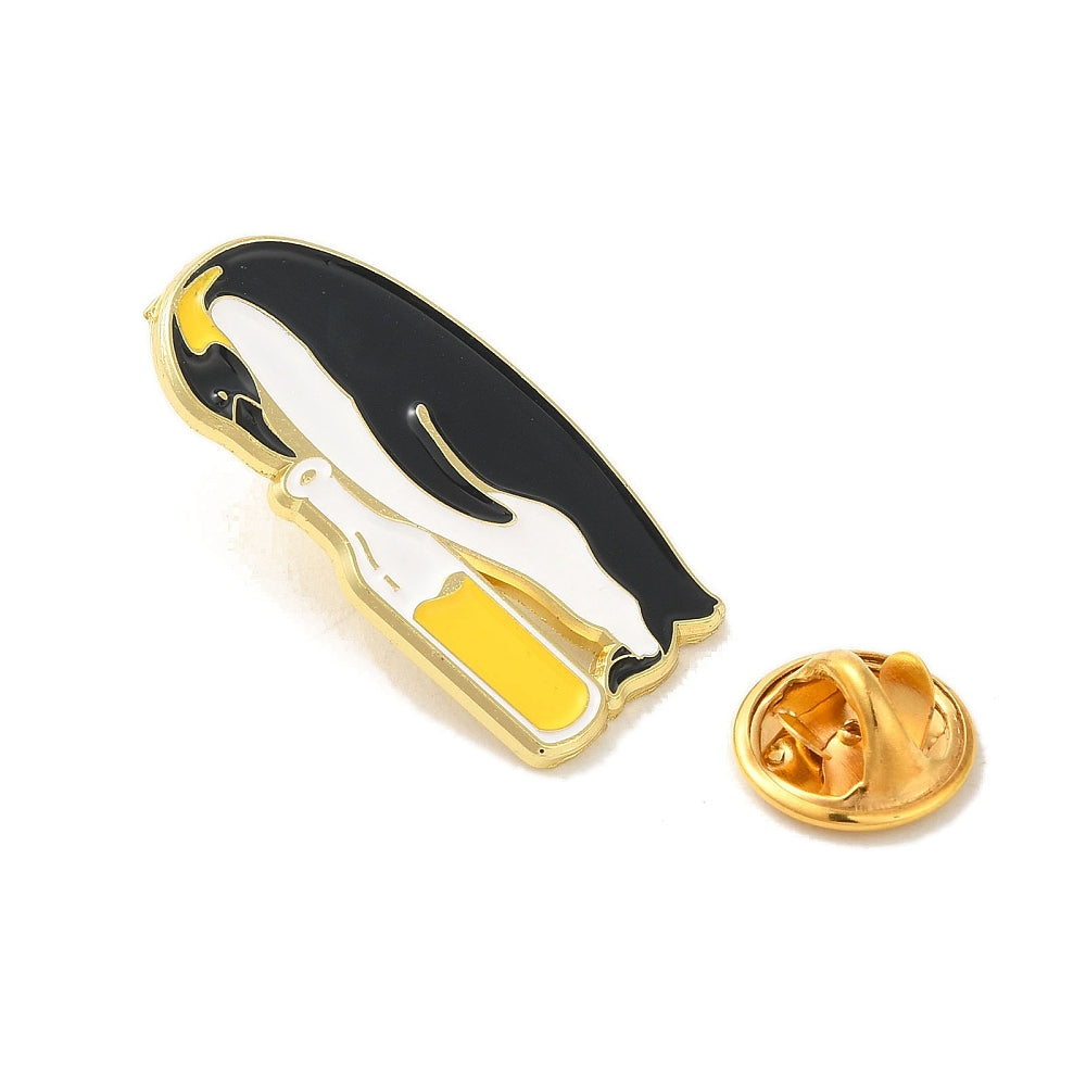 Emperor penguin enamel pin