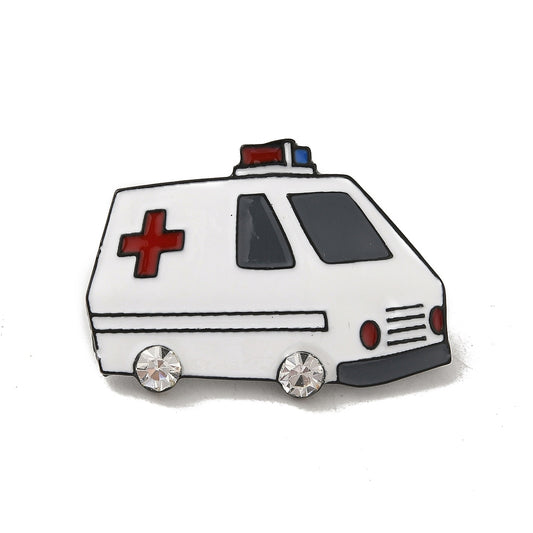 Ambulance enamel pin