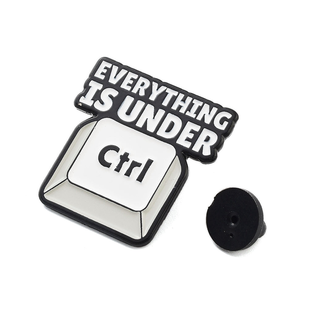 'Everything is under Ctrl' enamel pin