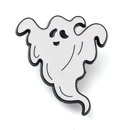 Ghost enamel pin