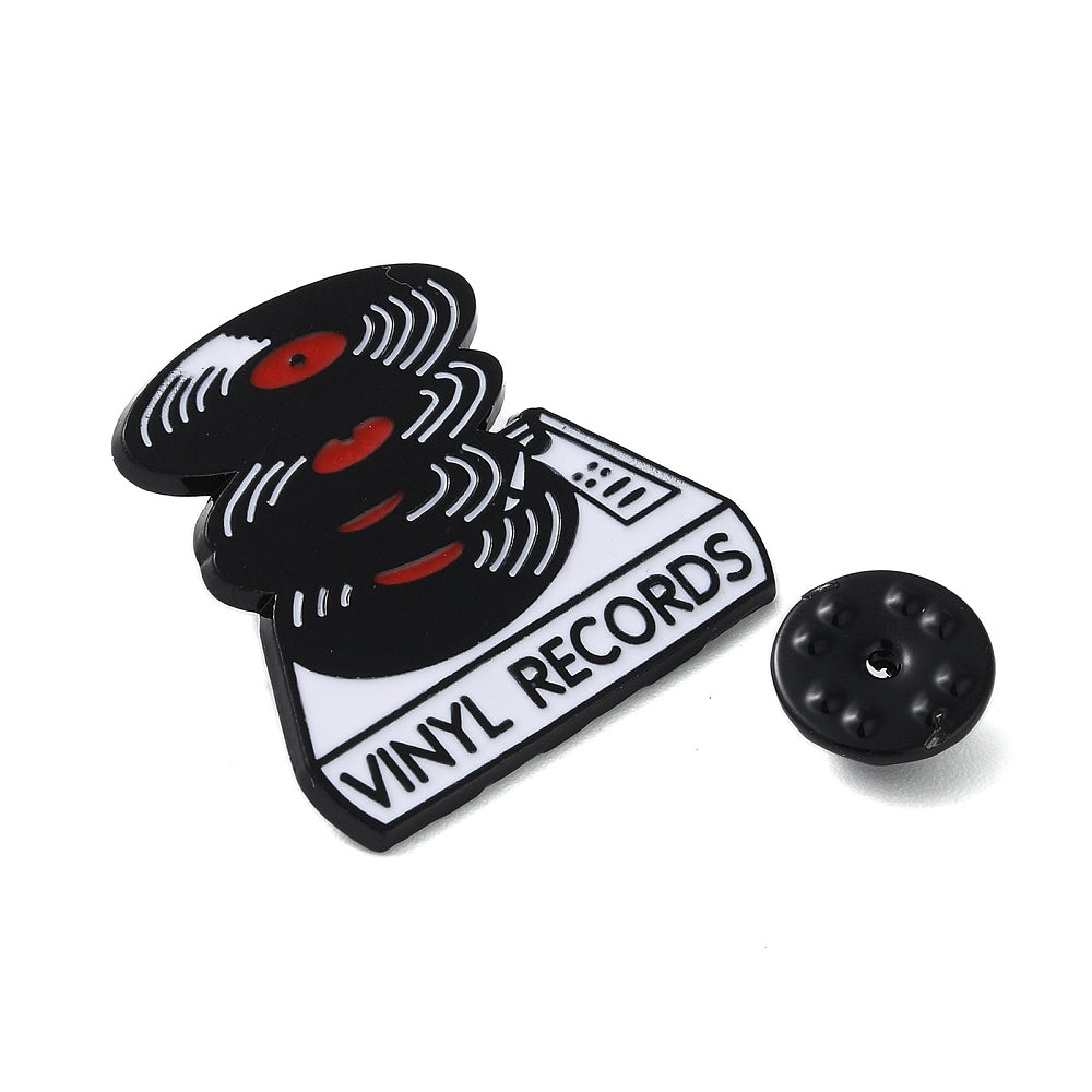 'Vinyl records' enamel pin