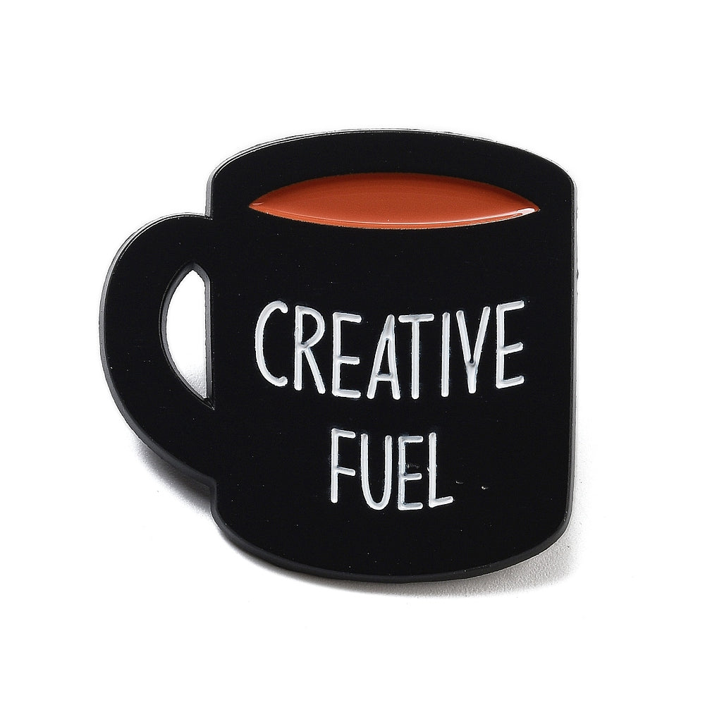 'creative fuel' enamel pin