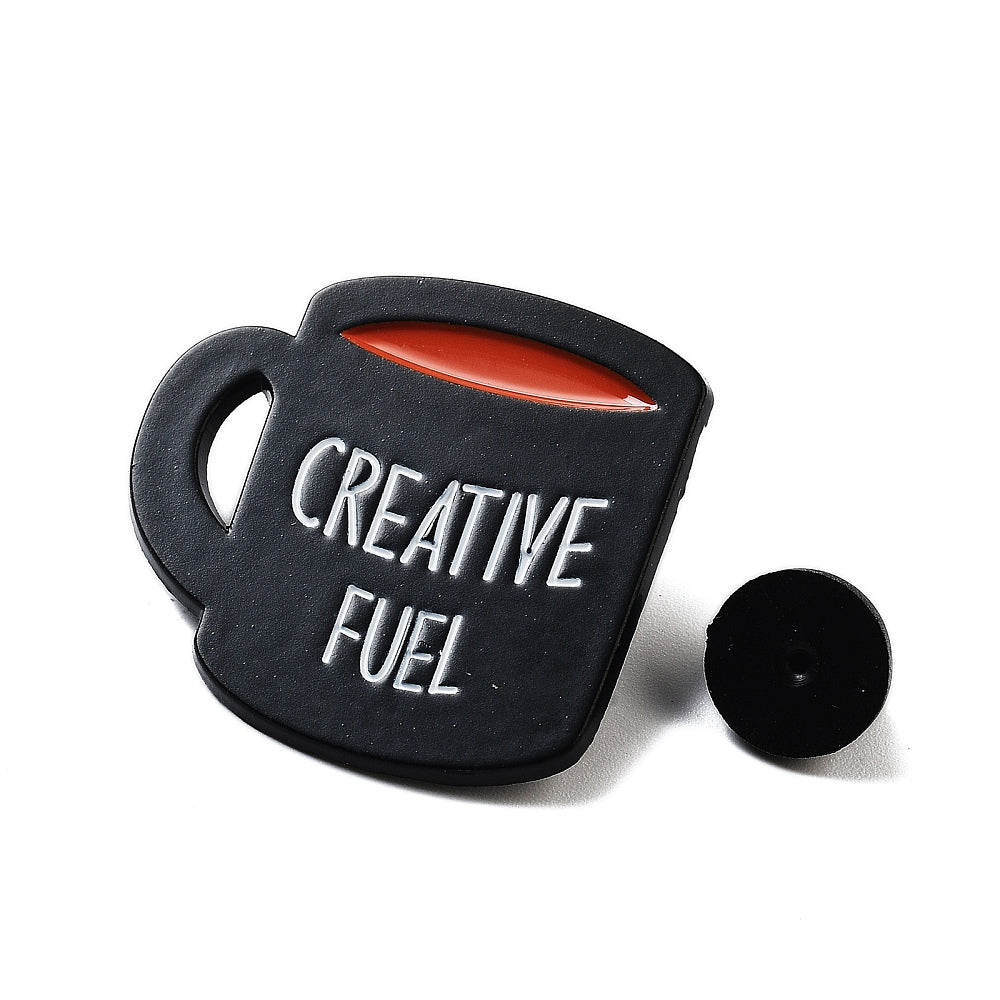 'creative fuel' enamel pin