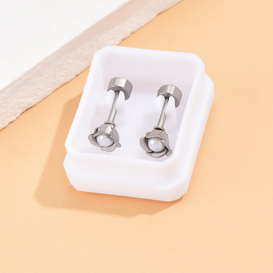 Flower screw backed studs