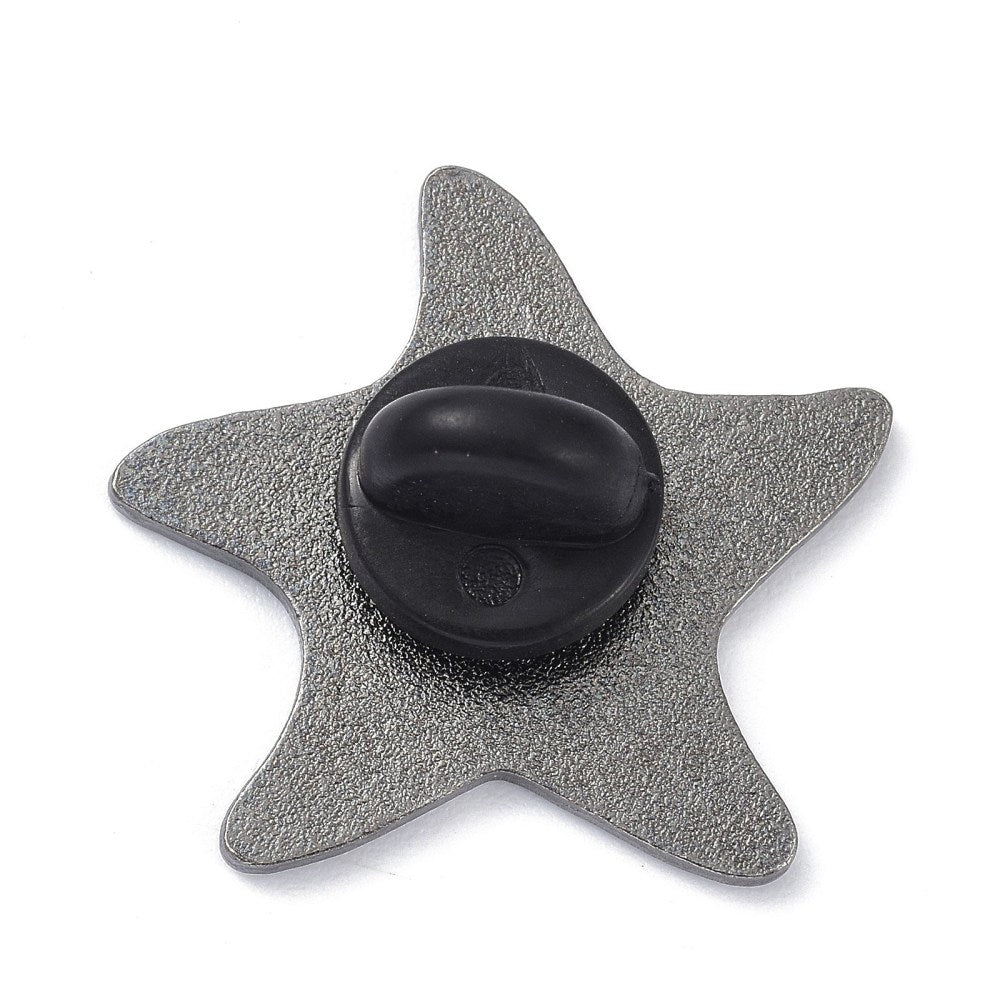 Starfish enamel pin