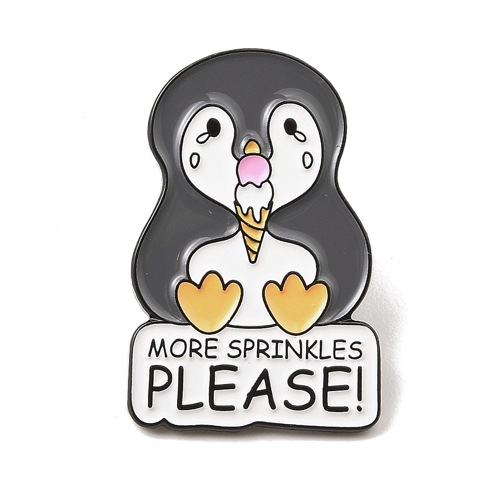 'More sprinkles please' enamel pin