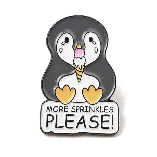 'More sprinkles please' enamel pin