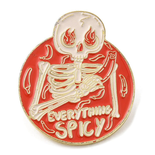 'Everything spicy' enamel pin