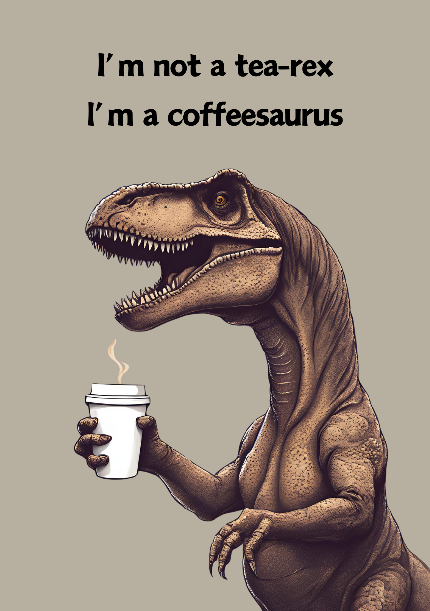 Coffeesaurus MAGNET