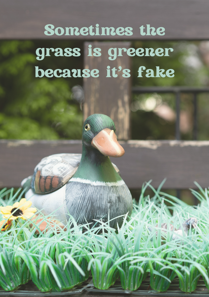 Grass is greener MAGNET