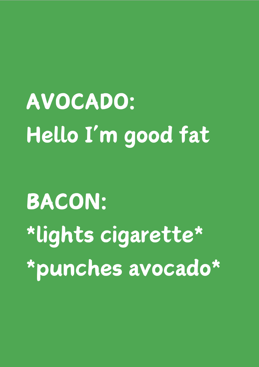 Avocado bacon MAGNET